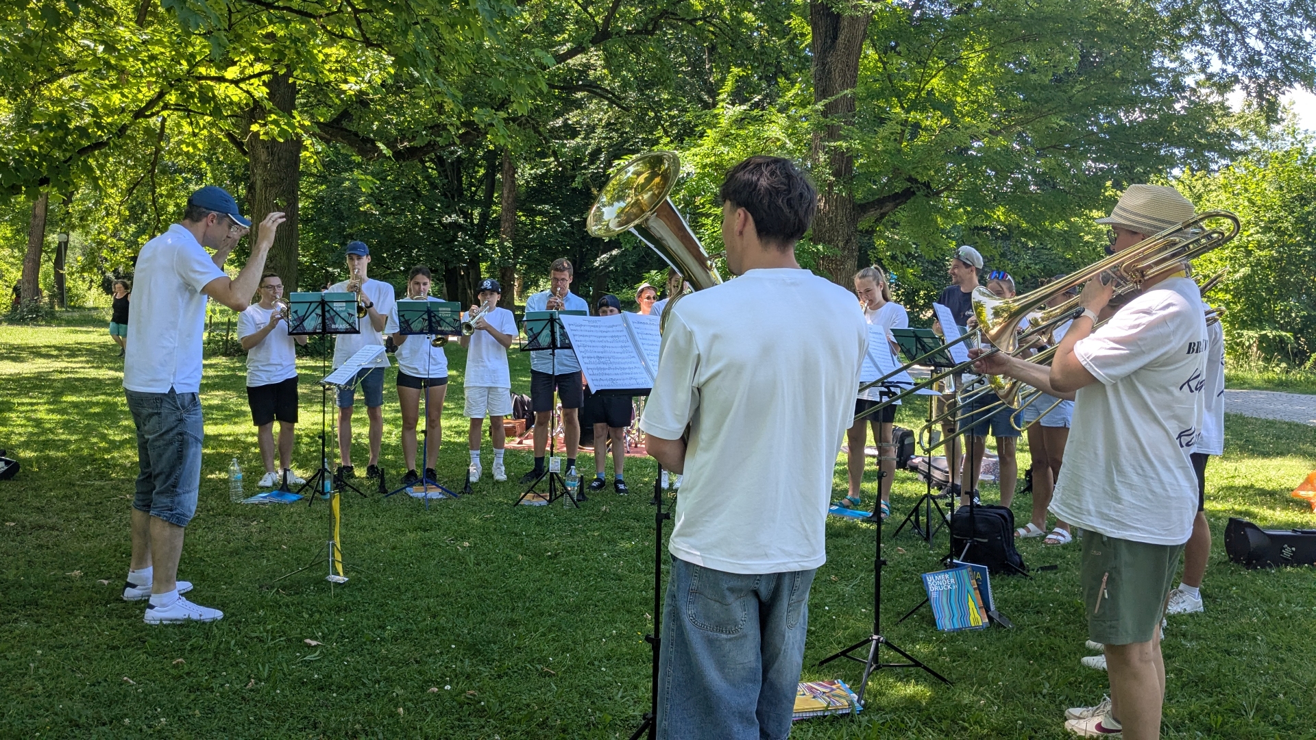 Konzert des Jugendposaunenchors beim 50. Landesposaunentag